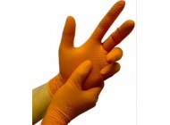 Orange AQL 4.0 Nitrile Disposable Diamond Grip Gloves (Motor Trade)